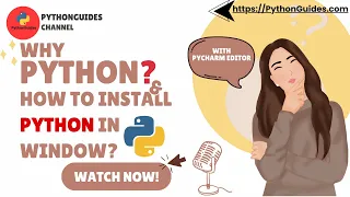 Why learn Python? | How to install Python 3.11.4 on Windows 10 | Install PyCharm community editor