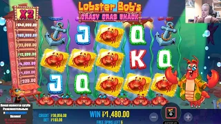 ПОКУПАЮ ДОРОГИЕ БОНУСЫ В НОВОМ СЛОТЕ ! LOBSTER BOB'S CRAZY CRAB !