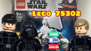 Lego Star Wars 75302: Imperial Shuttle Speedbuild