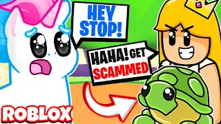 I Was SCAMMED By A SCAMMER in Adopt Me! They STOLE My LEGENDARY Pet! Roblox Adopt Me Scam