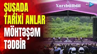 Azərbaycanın və dünyanın məşhur simaları Şuşada: Qarabağda TARİXİ ANLAR yaşanır - CANLI