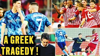 Aston Villa crash out of Europa Conference League as Emery's side beaten by Olympiakos