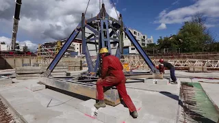 Bovagne maçonnerie : montage et démontage grue