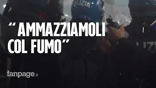 Scontri a Milano, forze dell'ordine sparano lacrimogeni, poliziotto: "Ammazziamoli col fumo"