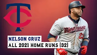 Nelson Cruz (#23) All 32 Home Runs of the 2021 MLB Season