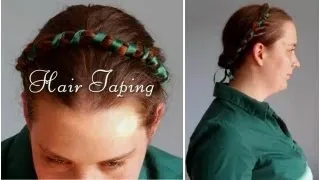 Tutorial - Hair Taping - Medieval, Tudor, Elizabethan, Renaissance