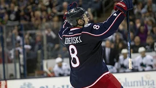 Zach Werenski's First NHL Goal - Oct 15th 2016 (HD)