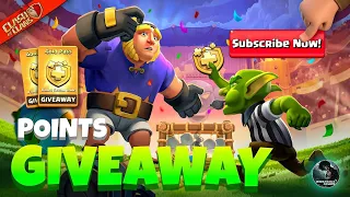 🔴 Clash of clans Live - GOLDPASS Giveaway | Earn Points | Road To 6K Subs