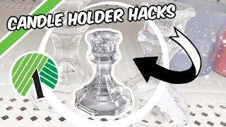Everyone Will Be Buying $1 Candle Holders for these Christmas DIYS (incredibly easy glassware hacks)