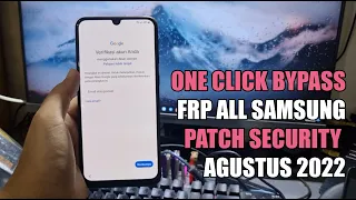 One Click Bypass FRP All Samsung Patch Security Agustus 2022 | USB ONLY