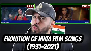 🇮🇳 Evolution Of Hindi Film Songs | Most Popular Songs (1931-2021) *British REACTION*