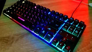 Обзор крутой RGB клавиатуры,  RED SQUARE Tesla TKL RGB