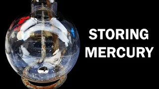 Storing mercury without water