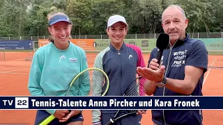 SPORT TV22: Tennis Europe Trophy Zams - Anna Pircher und Kara Fronek vor dem Semifinale im Doppel