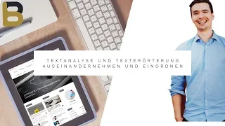 Texterörterung und Textanalyse: Planung, Aufbau und Vorgehen