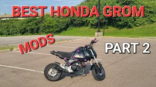 Best Mods For The Honda Grom  -PART 2-