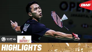 Leong Jun Hao contends against No.3 seed Jonatan Christie