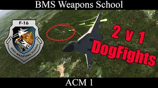 Falcon BMS 4.35 - F-16C ACM 1 - PvP Air Combat Maneuvering