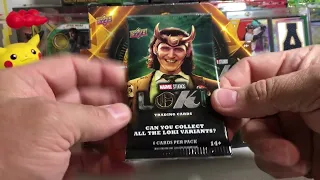 Opening a Hobby Box of 2023 Upper Deck Marvel Studios Loki Season 1 Trading Cards