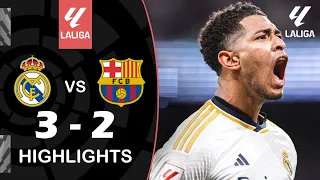 Real Madrid vs. FC Barcelona 3-2 Highlights | LaLiga 2023/24