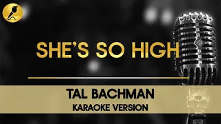 She's So High by Tal Bachman Karaoke Version