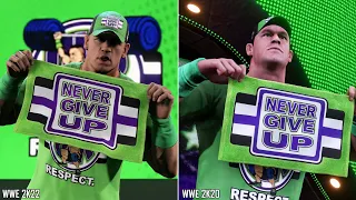 WWE 2K22 vs WWE 2K20 Graphics Comparison (Crazy Differences)