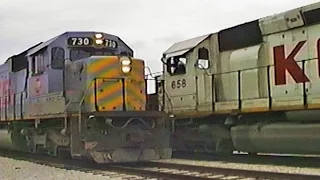 1995 03 13   Chasing KCS Grain Trains