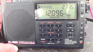 BBC World Service 12095 Khz Shortwave from Ascension Island relay