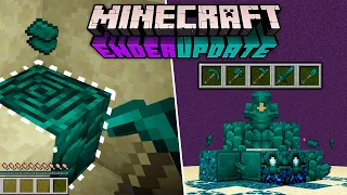 MINECRAFT 1.21 - NOVO MINÉRIO ENDERITA e ATUALIZAÇÃO do END