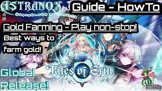 TALES OF ERIN Gold Farming - How to farm gold - Best ways to obtain gold - Guide HowTo Tips & Tricks