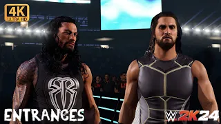 WWE 2K24 - Roman Reigns '15 and Seth Rollins '15 - Entrances Theme