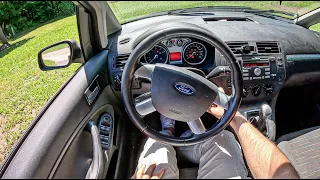 2008 Ford C-MAX I [1.8 Duratec 125HP] |0-100| POV Test Drive #1757 Joe Black
