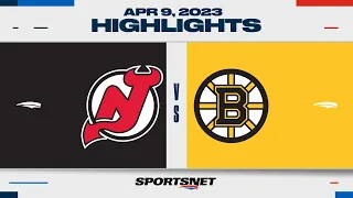 NHL Highlights | Devils vs. Bruins - April 8, 2023