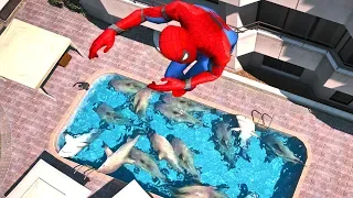 GTA 5 Epic Ragdolls/Spiderman Compilation (Euphoria Physics, Fails, Jumps, Funny Moments)