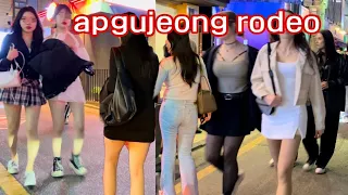 [4K] beautiful girls 🔥The most beautiful Apgujeong Rodeo street fashion ever