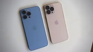 iPhone 13 PRO/MAX Sierra Blue Vs Gold Color?? Color Comparison