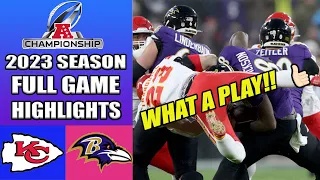 Ravens vs Chiefs [FULL GAME] 01/28/24 AFC Championship Round | NFL Conference Championship
