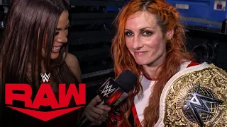 Becky Lynch reflects on her Women’s World Title victory: Raw exclusive, April 22, 2024