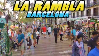 LA RAMBLA - Barcelona (4k)