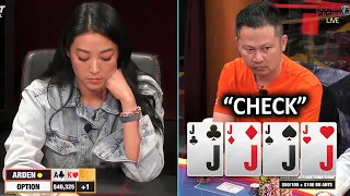It's Her Worst Night But Opponent Has QUADS