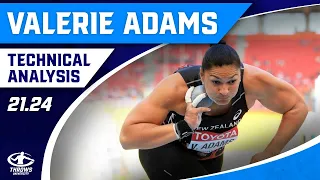 Is Valerie Adams The Best Shot Putter Ever? | 2011 World Championships Technique Analysis