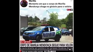 corpo de Marília Mendonça chega pro velório