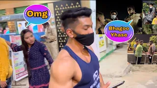 PUBLIC REACTION WHEN FITNESS MODEL GOES TO SHIRTLESS /GOES WRONG😅