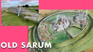 OLD SARUM: THE ABANDONED MEDIEVAL CITY | RUINS OF ROYAL CASTLE AND FIRST SALISBURY CATHEDRAL