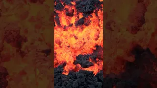 Crumbly Lava at Etna Volcano