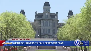Syracuse University fall semester plan