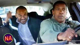 Denzel Washington Gets Attacked While Driving | The Equalizer 2 (2018) | Now Action