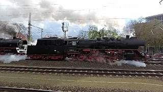 15. Dresdner Dampfloktreffen - Historische Züge am Dresdner Hbf und Bahnhof Dresden-Neustadt