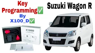 "Effortless Suzuki Wagon R Key Programming with X100D Programmer - Expert Guide!"