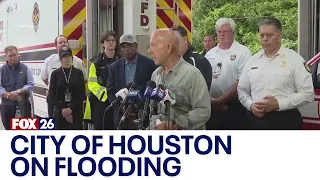 City of Houston, Mayor Whitmire prepare resources for rising water in Kingwood